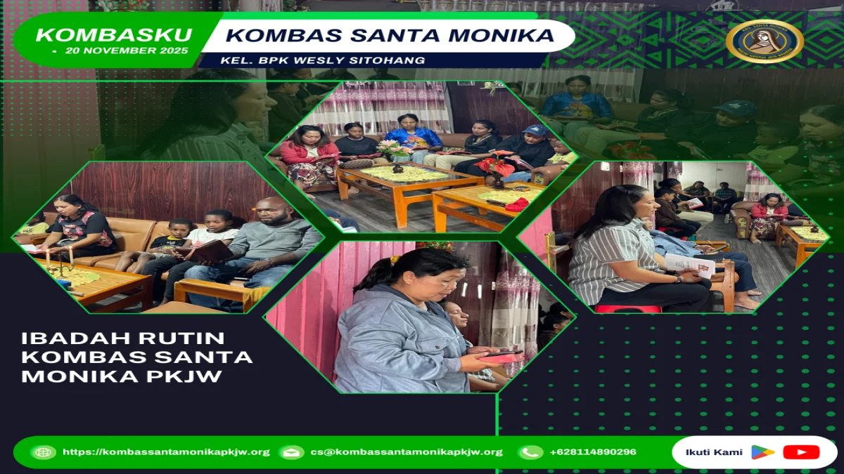 ⛪ Ibadah Rutin KBG. Santa Monika . – 20 November 2025 🙏